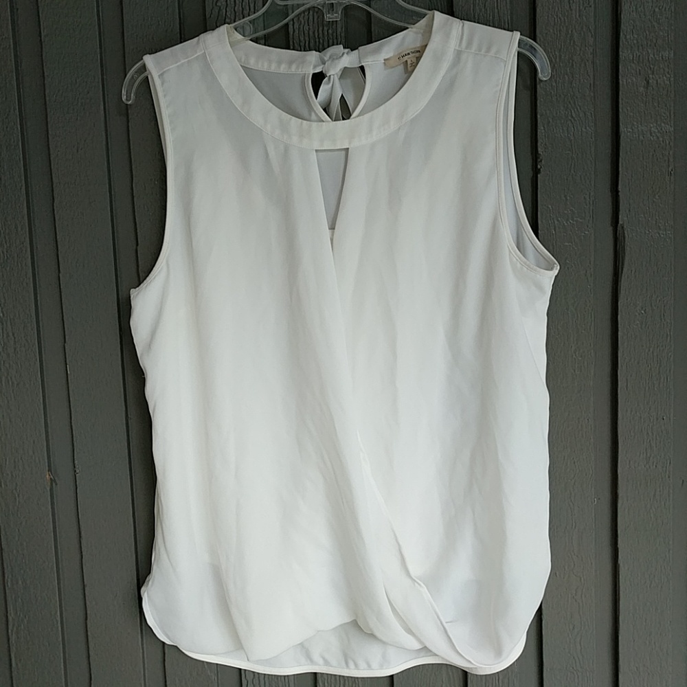 Clearwater Mixed Material wrap tank Stitch Fix